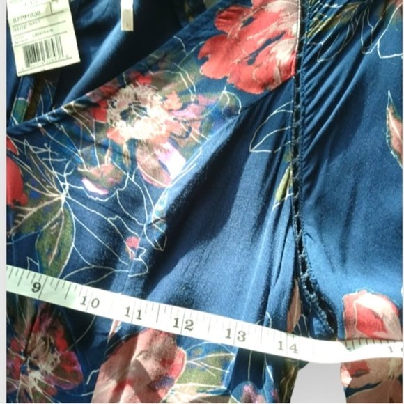 Free People Eyes on You Printed Dress in Navy Combo NWT - Picture 5 of 7